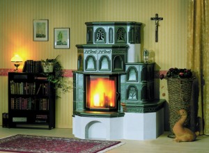 Kachlové teplovzdušné krby