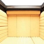 Pohled na bezroštové topeniště shora.