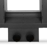 Dvířka pro bezroštové topeniště s externím přívodem vzduchu