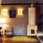 Empírová sloupová kamna