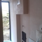 Teplovzdušný krb se zadním přikládáním