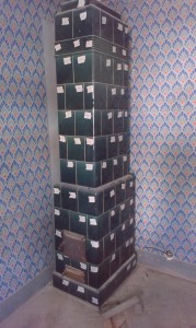 Sloupová kamna - rekonstrukce