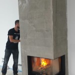 Akumulační krb - Hoxter ECKA 90/40/40h