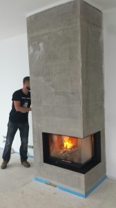 Akumulační krb - Hoxter ECKA 90/40/40h