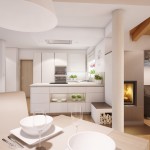 Vizualizace akumulačního krbu