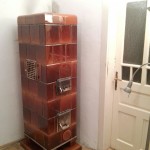 Rekonstrukce - akumulační sloupová kamna